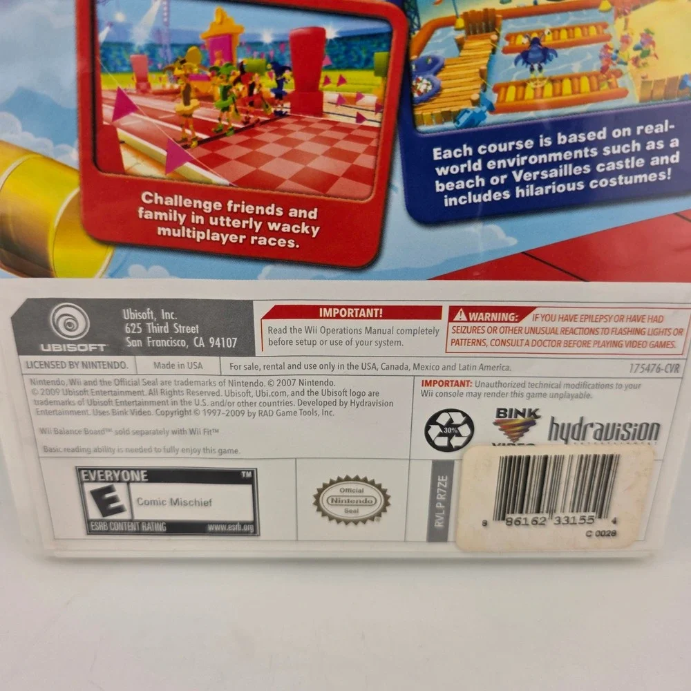 Team Elimination Games Nintendo Wii Ubisoft Obstacle Party EXCELLENT  Family Fun